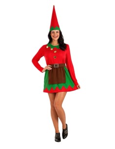 Costume di Elfa Taglia M - di alta qualità, ideale per carnevale, feste a tema ed eventi speciali.